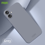For iPhone 16 Plus MOFI Qin Series Skin Feel All-inclusive PC Phone Case(Gray)