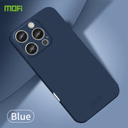 For iPhone 16 Pro Max MOFI Qin Series Skin Feel All-inclusive PC Phone Case(Blue)