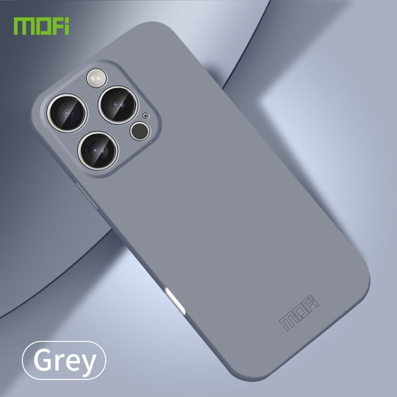 For iPhone 16 Pro Max MOFI Qin Series Skin Feel All-inclusive PC Phone Case(Gray)