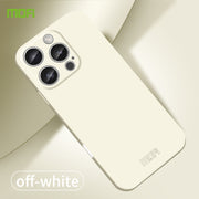 For iPhone 16 Pro Max MOFI Qin Series Skin Feel All-inclusive PC Phone Case(Beige)