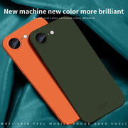 For iPhone 16e MOFI Qin Series Skin Feel All-inclusive PC Phone Case(Black)