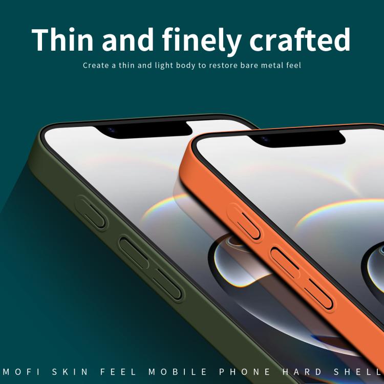 For iPhone 16e MOFI Qin Series Skin Feel All-inclusive PC Phone Case(Black)