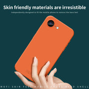 For iPhone 16e MOFI Qin Series Skin Feel All-inclusive PC Phone Case(Blue)