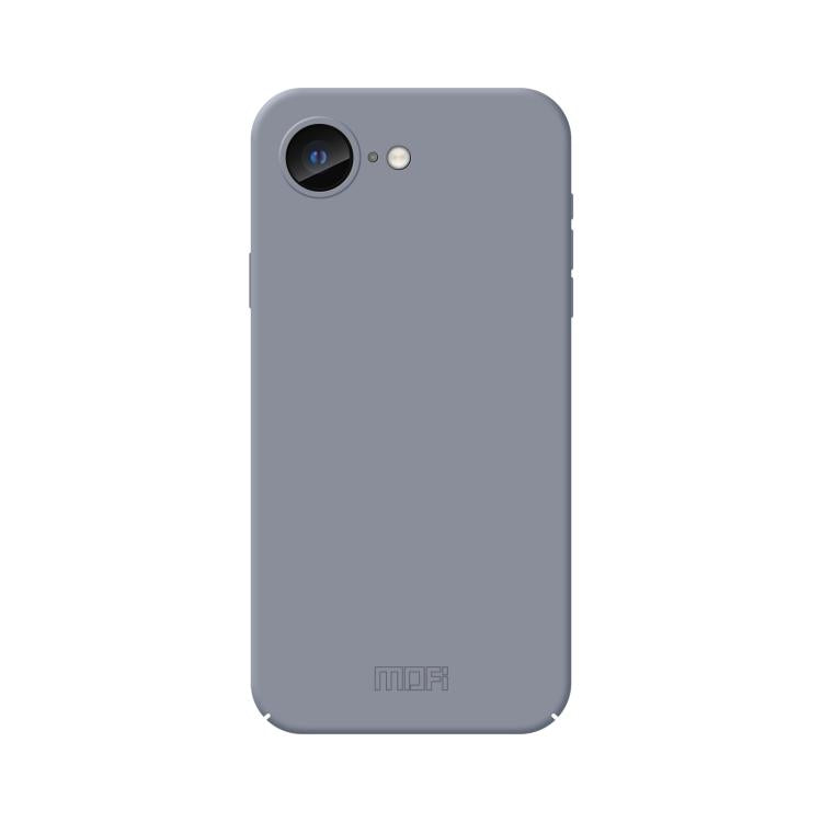 For iPhone 16e MOFI Qin Series Skin Feel All-inclusive PC Phone Case(Gray)