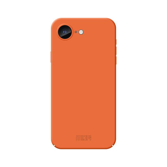 For iPhone 16e MOFI Qin Series Skin Feel All-inclusive PC Phone Case(Orange)