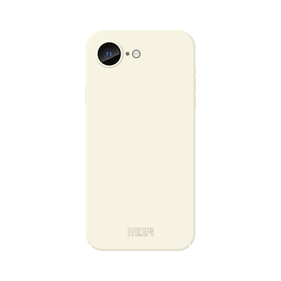 For iPhone 16e MOFI Qin Series Skin Feel All-inclusive PC Phone Case(Beige)