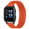 For Garmin Forerunner Sq2 20mm Holes Breathable 3D Dots Silicone Watch Band(Orange) - Watch Bands by PMC TechLife | Online Shopping South Africa | PMC TechLife