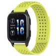 For Garmin Forerunner Sq2 Music 20mm Holes Breathable 3D Dots Silicone Watch Band(Lime Green) - Watch Bands by PMC TechLife | Online Shopping South Africa | PMC TechLife
