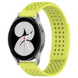 For Samsung Galaxy Watch 4 40mm 20mm Holes Breathable 3D Dots Silicone Watch Band(Lime Green) - Watch Bands by PMC TechLife | Online Shopping South Africa | PMC TechLife