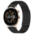 For Huawei Watch GT3 42mm 20mm Holes Breathable 3D Dots Silicone Watch Band(Black) - Watch Bands by PMC TechLife | Online Shopping South Africa | PMC TechLife