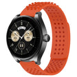 For Huawei Watch Buds 22mm Holes Breathable 3D Dots Silicone Watch Band(Orange) - Watch Bands by PMC TechLife | Online Shopping South Africa | PMC TechLife