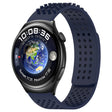 For Huawei Watch 4 22mm Holes Breathable 3D Dots Silicone Watch Band(Midnight Blue) - Watch Bands by PMC TechLife | Online Shopping South Africa | PMC TechLife