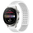 For Huawei Watch 3 Pro 22mm Holes Breathable 3D Dots Silicone Watch Band(White) - free shipping - PMC TechLife - Order now!