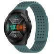 For Huawei Watch GT 2E 22mm Holes Breathable 3D Dots Silicone Watch Band(Olive Green) - Watch Bands by PMC TechLife | Online Shopping South Africa | PMC TechLife