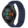 For Huawei Watch GT 2E 22mm Holes Breathable 3D Dots Silicone Watch Band(Midnight Blue) - Watch Bands by PMC TechLife | Online Shopping South Africa | PMC TechLife