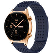 For Honor Watch GS 3 22mm Holes Breathable 3D Dots Silicone Watch Band(Midnight Blue) - Watch Bands by PMC TechLife | Online Shopping South Africa | PMC TechLife