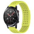 For Honor Watch GS 3i 22mm Holes Breathable 3D Dots Silicone Watch Band(Lime Green) - Watch Bands by PMC TechLife | Online Shopping South Africa | PMC TechLife