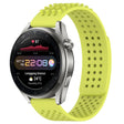 For Huawei Watch 3 Pro New 22mm Holes Breathable 3D Dots Silicone Watch Band(Lime Green) - free shipping - PMC TechLife - Order now!