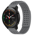 For Xiaomi MI Watch S1 Pro 22mm Holes Breathable 3D Dots Silicone Watch Band(Grey) - Watch Bands by PMC TechLife | Online Shopping South Africa | PMC TechLife