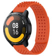 For Xiaomi Watch S1 Active 22mm Holes Breathable 3D Dots Silicone Watch Band(Orange) - Watch Bands by PMC TechLife | Online Shopping South Africa | PMC TechLife | Buy Now Pay Later Mobicred