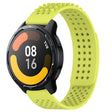 For Xiaomi Watch S1 Active 22mm Holes Breathable 3D Dots Silicone Watch Band(Lime Green) - Watch Bands by PMC TechLife | Online Shopping South Africa | PMC TechLife