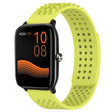 For Xiaomi Haylou GST LS09B 22mm Holes Breathable 3D Dots Silicone Watch Band(Lime Green) - Watch Bands by PMC TechLife | Online Shopping South Africa | PMC TechLife
