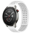 For Amazfit GTR 4 22mm Holes Breathable 3D Dots Silicone Watch Band(White) - Watch Bands by PMC TechLife | Online Shopping South Africa | PMC TechLife