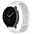 For Amazfit GTR 2e 22mm Holes Breathable 3D Dots Silicone Watch Band(White) - Watch Bands by PMC TechLife | Online Shopping South Africa | PMC TechLife