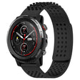 For Amazfit 3 22mm Holes Breathable 3D Dots Silicone Watch Band(Black) - Watch Bands by PMC TechLife | Online Shopping South Africa | PMC TechLife
