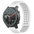 For Amazfit GTR 47mm 22mm Holes Breathable 3D Dots Silicone Watch Band(White) - Watch Bands by PMC TechLife | Online Shopping South Africa | PMC TechLife
