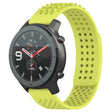 For Amazfit GTR 47mm 22mm Holes Breathable 3D Dots Silicone Watch Band(Lime Green) - Watch Bands by PMC TechLife | Online Shopping South Africa | PMC TechLife