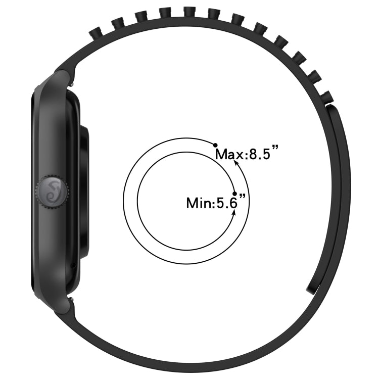 For Amazfit GTR 47mm 22mm Holes Breathable 3D Dots Silicone Watch Band(Red)