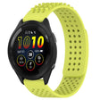 For Garmin Forerunner 265 22mm Holes Breathable 3D Dots Silicone Watch Band(Lime Green) - Watch Bands by PMC TechLife | Online Shopping South Africa | PMC TechLife