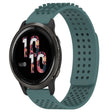 For Garmin Venu 2 22mm Holes Breathable 3D Dots Silicone Watch Band(Olive Green) - free shipping - PMC TechLife - Order now!