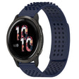 For Garmin Venu 2 22mm Holes Breathable 3D Dots Silicone Watch Band(Midnight Blue) - Watch Bands by PMC TechLife | Online Shopping South Africa | PMC TechLife
