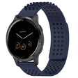 For Garmin Vivoactive 4 22mm Holes Breathable 3D Dots Silicone Watch Band(Midnight Blue) - Watch Bands by PMC TechLife | Online Shopping South Africa | PMC TechLife