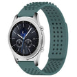 For Samsung Gear S3 Classic 22mm Holes Breathable 3D Dots Silicone Watch Band(Olive Green) - free shipping - PMC TechLife - Order now!