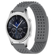 For Samsung Gear S3 Classic 22mm Holes Breathable 3D Dots Silicone Watch Band(Grey) - free shipping - PMC TechLife - Order now!
