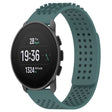 For SUUNTO 9 Peak Pro 22mm Holes Breathable 3D Dots Silicone Watch Band(Olive Green) -  by PMC TechLife | Online Shopping South Africa | PMC TechLife