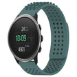 For SUUNTO 5 Peak 22mm Holes Breathable 3D Dots Silicone Watch Band(Olive Green) -  by PMC TechLife | Online Shopping South Africa | PMC TechLife