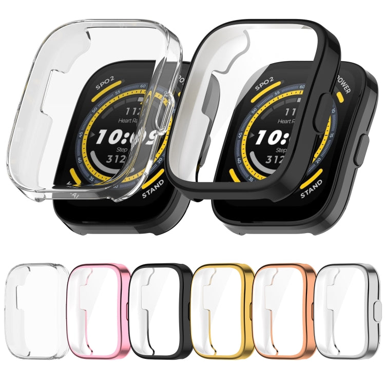 For Amazfit Bip 5 All-Inclusive TPU Protective Case(Pink)