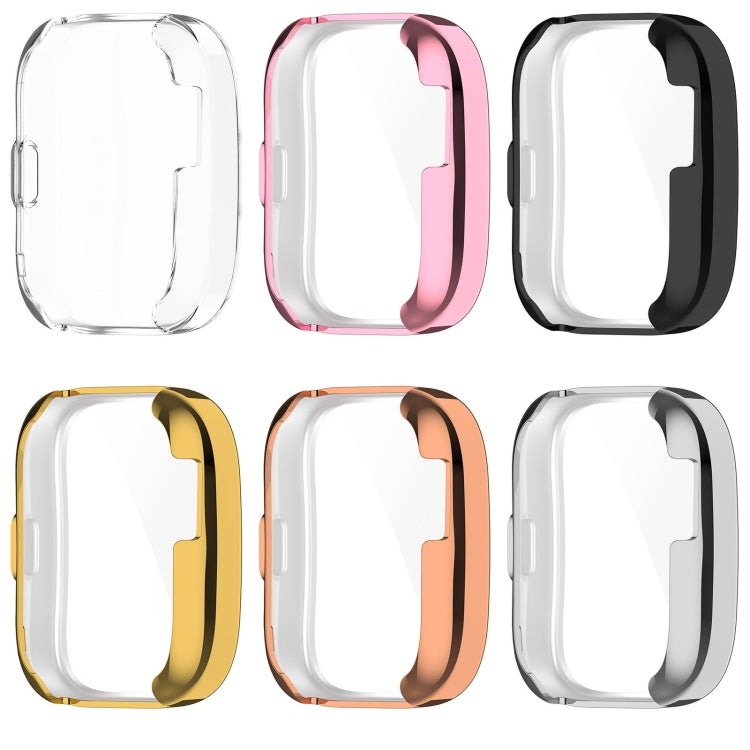 For Amazfit Bip 5 All-Inclusive TPU Protective Case(Pink)