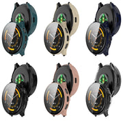 For Garmin Venu 3 PC + Tempered Film Integrated Watch Protective Case(Transparent)