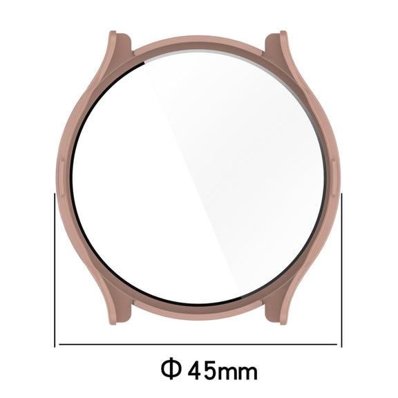 For Garmin Venu 3 PC + Tempered Film Integrated Watch Protective Case(Pink)