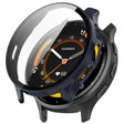 For Garmin Venu 3S PC + Tempered Film Integrated Watch Protective Case(Blue) - Watch Cases by PMC TechLife | Online Shopping South Africa | PMC TechLife | Buy Now Pay Later Mobicred