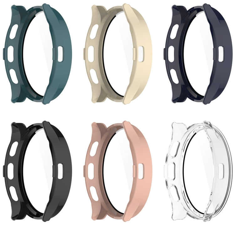 For Garmin Venu 3S PC + Tempered Film Integrated Watch Protective Case(Black)
