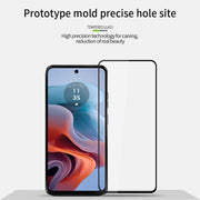 For Motorola Moto G34 MOFI 9H 2.5D Full Screen Tempered Glass Film(Black)