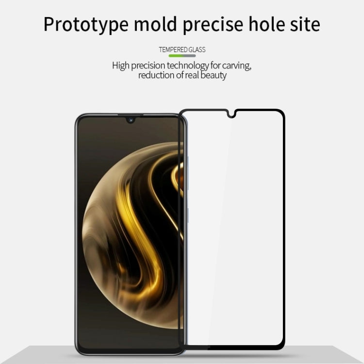 For Huawei Enjoy 70 MOFI 9H 2.5D Full Screen Tempered Glass Film(Black)