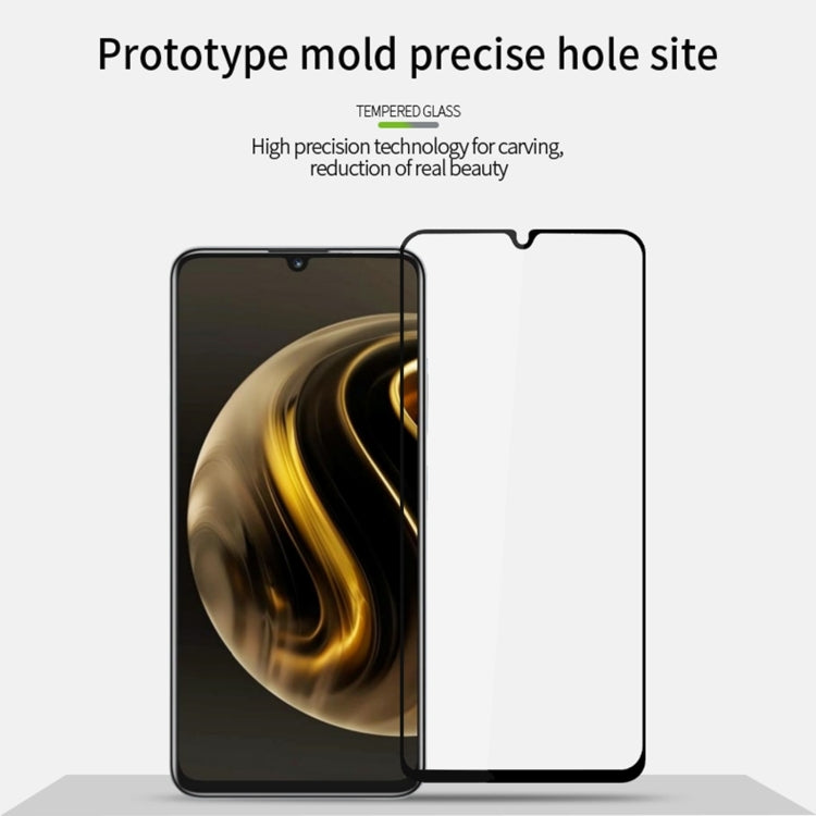 For Huawei nova Y72 MOFI 9H 2.5D Full Screen Tempered Glass Film(Black)
