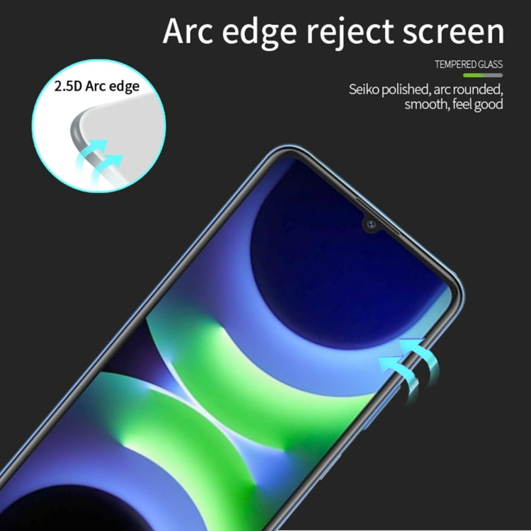 For Huawei Enjoy 70z MOFI 9H 2.5D Full Screen Tempered Glass Film(Black)